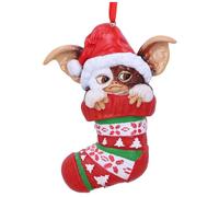 Nemesis Now - Décoration festive Gremlins Gizmo à suspendre, bas rouge, 12 cm pour Noël
