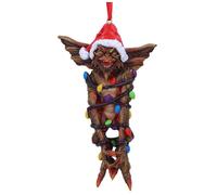 Nemesis Now Décoration suspendue festive Gremlins Mowhawk avec guirlande lumineuse Marron XL