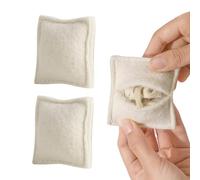 Boules de laine, boule d'adoucissant - Adoucissant de tissu de boules de lessive | Kit de nettoyage à sec de forme carrée, ensemble de 3 pièces, assouplissant de tissu naturel, gadgets ménagers pour s