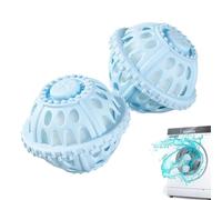 Boules de lavage pour machine à laver | Sphères de nettoyage non détergentes | Outil de lavage anti-tissu | Accessoire de nettoyage domestique réutilisable pour dortoir familial, vacances, voyage