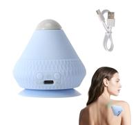 Boules de Massage avec Ventouse Balle Massage Electrique Boule Massage Adsorption Vibrante pour Soulagement Douleurs Musculaires Etle Traitement Thermique Dos Cou Bras et Épaules
