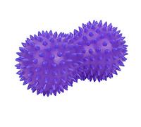 Boules de massage épineuses, PVC Foot Fitness Masgeur Masger Foot Arch Trainers Fasciite plantaire pour l'exercice de force ou se détendre (Purple)