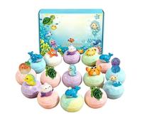 Boules De Moussantes - 12 Pièces Colorées En Forme De Panier De Moussant Avec Jouet, Moussant, Ensemble De Bombes De Douces, Coffret Cadeau De Pour L'heure Du, Pétillan