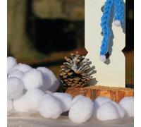Boules de neige décoratives - environ 140 pièces