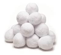 Boules De Neige Intérieures Réalistes - flufy Fake snowbals Pack pour Les enfnts | des Balles De Lancement Doux Réutilisables pour Les Événements sur Le Thème De l'hiver, Les Fêtes De Vacances