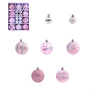 Boules de No?l Incassables 26 Décoration pour arbre Boules de | Shatterproof Material, Mixed Colours, Festive Tree Decor, 26 Pieces Per Box, Hanging Pendants