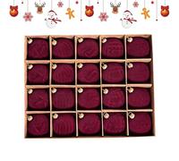 Boules de Noël 20 Pièces,Set de Décorations de Noël - Pendaison Festive pour Réunions Familiales Fêtes Et Événements