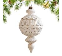 Boules de Noël - 8 cm - Suspension à suspendre - Pour terrasse, table, sapin de Noël, fenêtre, jardin, chemin