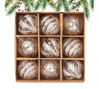 Boules de Noël à suspendre | Décorations de vacances pour appartement, magasin, vitrine, activité de salle de classe