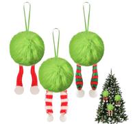Boules de Noël | Accueil Décorations Doux Intérieur - Boule de Noël Suspendue De 6 Cm Pour Jardin Porche -corps Escalier Table Extérieur Fenêtre Chemin