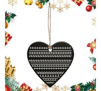 Boules de Noël amusantes - Pendentif décoratif avec message vilain - Décoration de Noël - Pour la maison, le bureau, l'école, l'appartement, le jardin, la cour