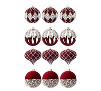 Boules de Noël Art Moderne Strass | Boule décorative pour sapin de Noël - Décoration murale pour salon, maison, intérieur ou extérieur - Fenêtre - Table