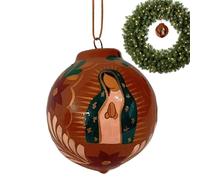 Boules de Noël bénédiction religieuse de Marie