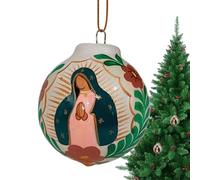 Boules de Noël bénédiction religieuse de Marie