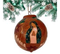 Boules de Noël - Bénédiction religieuse de Marie - Décoration pour l'extérieur et les fêtes, pour les amis, la famille, la cheminée, la chambre à coucher, le jardin, la terrasse, le Nouvel An