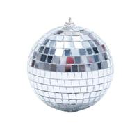 Boules de Noël Boule à facettes Laser 6-12cm, Boule Disco, décoration de gâteau de Bar Décorations pour Sapin de Noël, fêtes de Mariage(10cm)