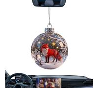 Boules De Noël | Boule Animale 3D Ornement Festif | Ornement De Noël Accrochable - pour Mur Bureau Couronne Cheminée Jardin Escalier Porte d'Entrée Rebord de