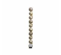 Boules de Noël Boules de Noël incassables 10 pièces perle