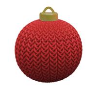 Boules de Noël Contenant décoratif léger en Imitation de Crochet | Noël décoratif Pour les fêtes, anniversaires, étudiants, bureaux, maisons, voitures, chambres, salles, classes et Rouge