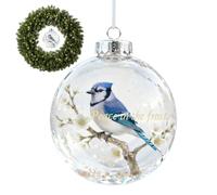 Boules de Noël - Décoration de pendentif colibri scintillante - Accessoire suspendu élégant - Décoration de Noël festive - Pour la maison, le dessus de table, la fenêtre, la porte, la cuisine, la