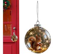 Boules De Noël | Décorations De Fêtes en Boule Animale 3D,Ornement Pendant Décoratif De Saison | pour Salon Chambre À Coucher Bureau Mur Manteau Porte Couronne Escalier