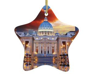 Boules de Noël Décorations de sapin de Noël Décoration de sapin de Noël Décorations de Noël Cité du Vatican