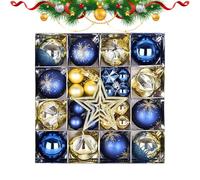 Boules De Noël Décorations,Globes Électrodéposés Peints | 6cm avec Crochet Décorations De Boule De Noël Incassables,pour Arbre Intérieur Porte D'Entrée Lieu De Travail Soirée Dansante Mariage