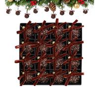 Boules de Noël Décoratives 16 pièces décoratives incassables à Suspendre | Boules de Noël en Mousse 6 cm avec Motif pour Anniversaire, Fêtes, Nouvel An, , Hiver, Célébrations,