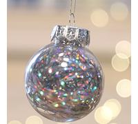 Boules de Noël décoratives, compatibles avec les sapins de Noël, les mariages et les fêtes.