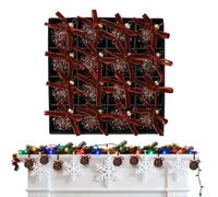 Boules de Noël Décoratives et Incassables 16 pièces décoratives incassables | Boules de Noël Brillantes 6 cm avec Design Pour Fiançailles, Anniversaire, Nouvel An, Petits Cadeaux, Déco