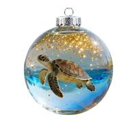 Boules de Noël en acrylique 3D pour décoration de fête