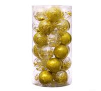 Boules de Noël en plastique 6 cm pour présentation d'hôtel ou restaurant
