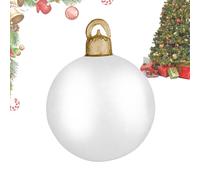 Boules de Noël en PVC - Générations extérieures, ornements surdimensionnés | 17,7 pouces PVC Boule de Noël gonflable, grandes décorations de jardin pour porche de jardin, gonflables de vacances à l'ex