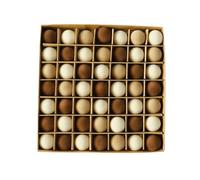 Boules de Noël en Velours 49 Boules décoratives incassables et flockées | boule de Noël 3 cm pour , collègues, Nouvel An, vacances d'hiver, mariage, fiançailles, anniversaire, UN