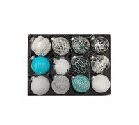 Boules De Noël En Verre Ensemble De 12 6Cm Décoration De Sapin De Noël Ornements