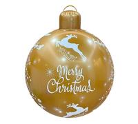 Boules de Noël géantes - 61 x 46 cm - Décoration de fête amusante et | Grandes décorations de Noël gonflables pour cour, jardin, terrasse, pelouse, paysage, fête, vacances, festival
