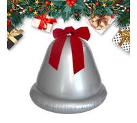 Boules de Noël Géantes Gonflables - Grande Cloche De Noël en PVC avec Noeud | Décorations Fête Maison Intérieur Extérieur,Décoration Porte Entrée Patio Terrasse Cour