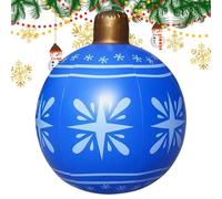 Boules de Noël Géantes,Ornements De Noël Gonflables Extérieur,Boules Décoratives Fêtes PVC pour Présentation - Décoration Pelouse Jardin Fête Familiale Porche