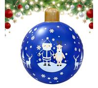 Boules de Noël géantes réutilisables saisonnières | Boules de Noël gonflables géantes pour cour, pelouse, chemin, paysage, porte d'entrée, parc, fête, vacances, festival