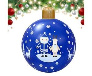 Boules de Noël géantes réutilisables saisonnières | Boules de Noël gonflables géantes pour cour, pelouse, chemin, paysage, porte d'entrée, parc, fête, vacances, festival