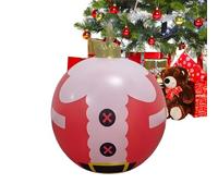 Boules de Noël gonflables - 60 cm Décoration ornementale Suspendue, remorque Festive Gonflable | Extérieur-firienhof-rasen-baumzweig-flauftraufen-deskor pour Le Salon, Chambre, Un