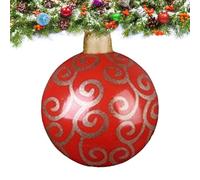 Boules de Noël gonflables, 61 cm, décoration de Noël, à suspendre, pour avant-toit, branches d'arbre, pelouse, jardin, entrée, bureau, magasin de détail