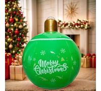 Boules De Noël Gonflables - Boule De Décoration Gonflable Géante en Forme De Flocon De Neige, Ornement De Vacances Gonflable pour Jardin, Cour, Pelouse, Patio, Porche, Maison, Magasin, École Et Fête