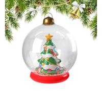 Boules de Noël Gonflables | Boule Gonflable Extérieure pour Fêtes | Grand Ornement Festif pour Portail Porche Cour Patio Arrière-Cour Jardin Clôture Terrasse