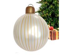 Boules de Noël gonflables - Boules Inflatable de Noël | Grand PVC Décorations pour le jardin d'hiver Halloween Noël Cour