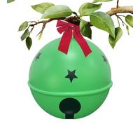 Boules De Noël Gonflables,Cloche De Fêtes avec Nœud - Grande Cloche D'Ornements De Noël Gonflables | pour Décorations Extérieur Jardin Terrasse Porche Pelouse Paysage École Fête