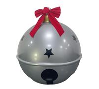 Boules de Noël gonflables - Cloche de Noël avec nœud - Décoration de Noël géante - Boules gonflables - Pour la décoration de l'extérieur, des chemins, des paysages, des fêtes, de la porte d'entrée, du