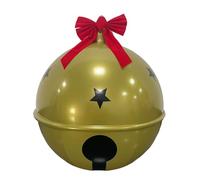 Boules de Noël gonflables - Cloche imperméable de 58,4 cm avec nœud | Ornements de vacances géants pour jardin, cour, patio, porche, pelouse, porte d'entrée, salon et décorations de fête, installation