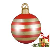 Boules de Noël Gonflables | Décoration Festive 60 Centimètres | Décorations de Noël Accrochables | pour Branches d'arbre Jardin Salon Événement Extérieur Porche