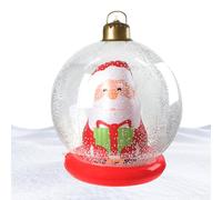 Boules de Noël gonflables éclairées - Jouets gonflables de Noël géants - Boule de Noël en PVC | À ornements, boules de Noël gonflables éclairées, décorations de boules pour